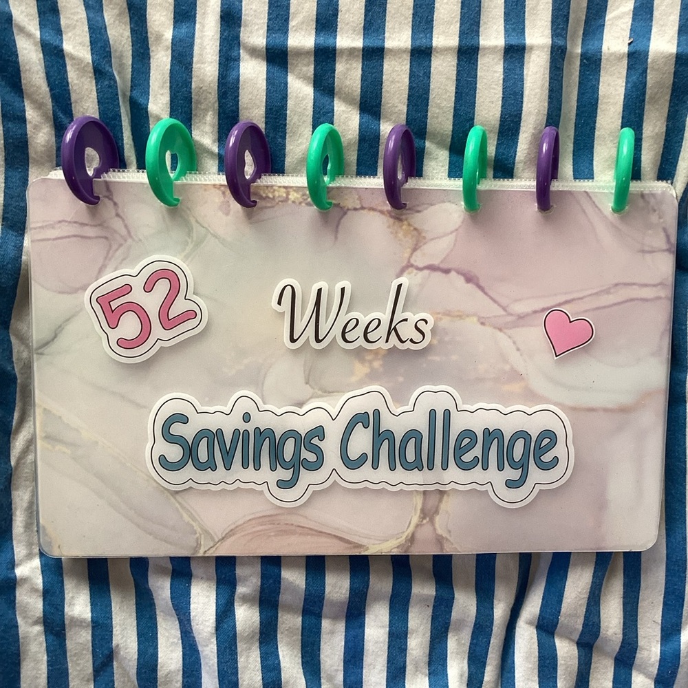🦌NWOT 52 Weeks Savings Challenge Binder